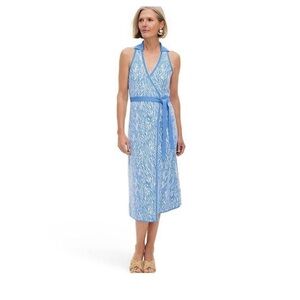 Diane Von Furstenburg target dress in blue- size XXS